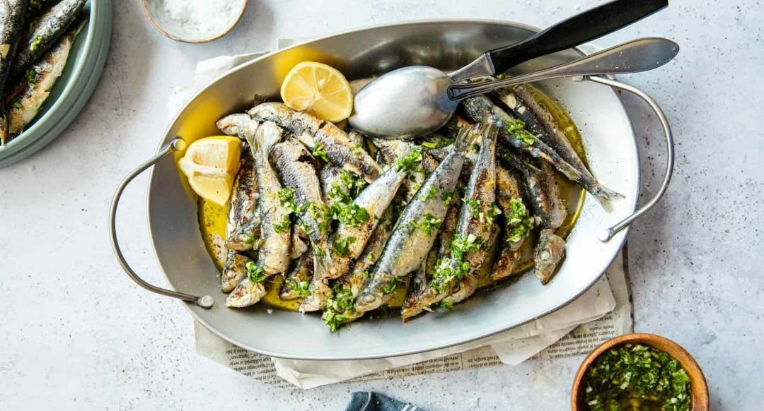 Sardine Arugula Lemon Salad