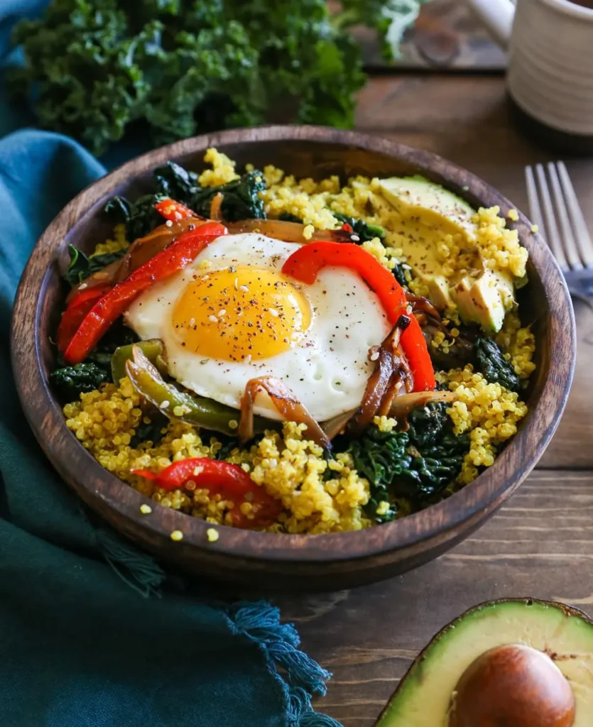 Savory Quinoa Breakfast Bowl