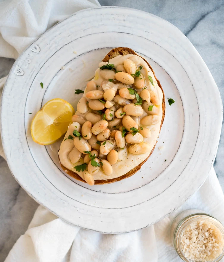 Savory White Bean Toast