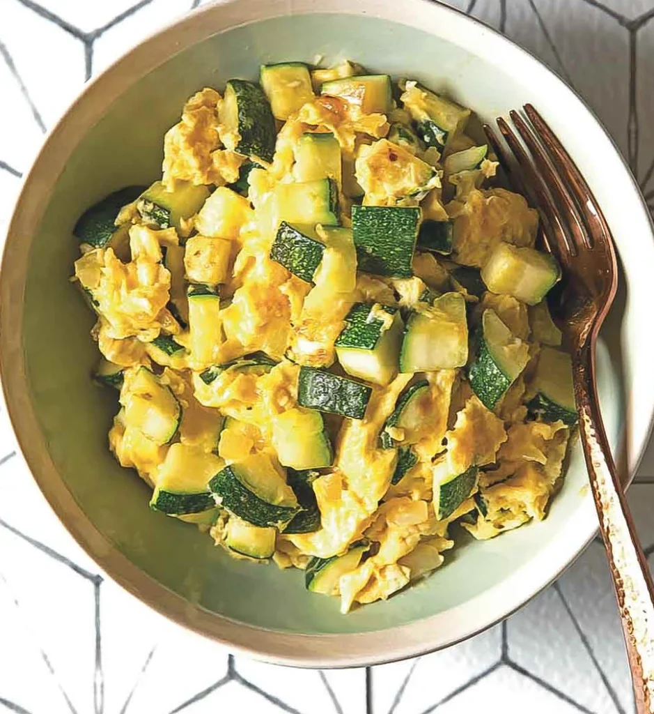 Scrambled Eggs with Zucchini
