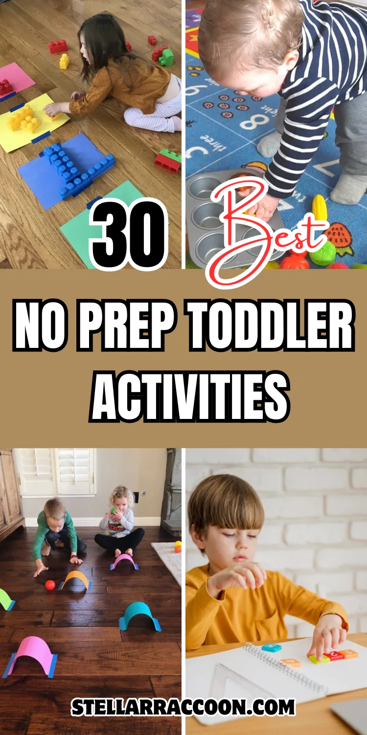 Screen Free No Prep Toddlers Activities For Busy Moms