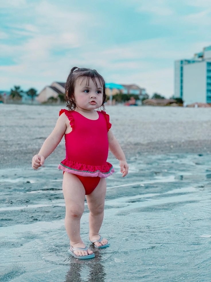 Seaside Ruffle One-Piece