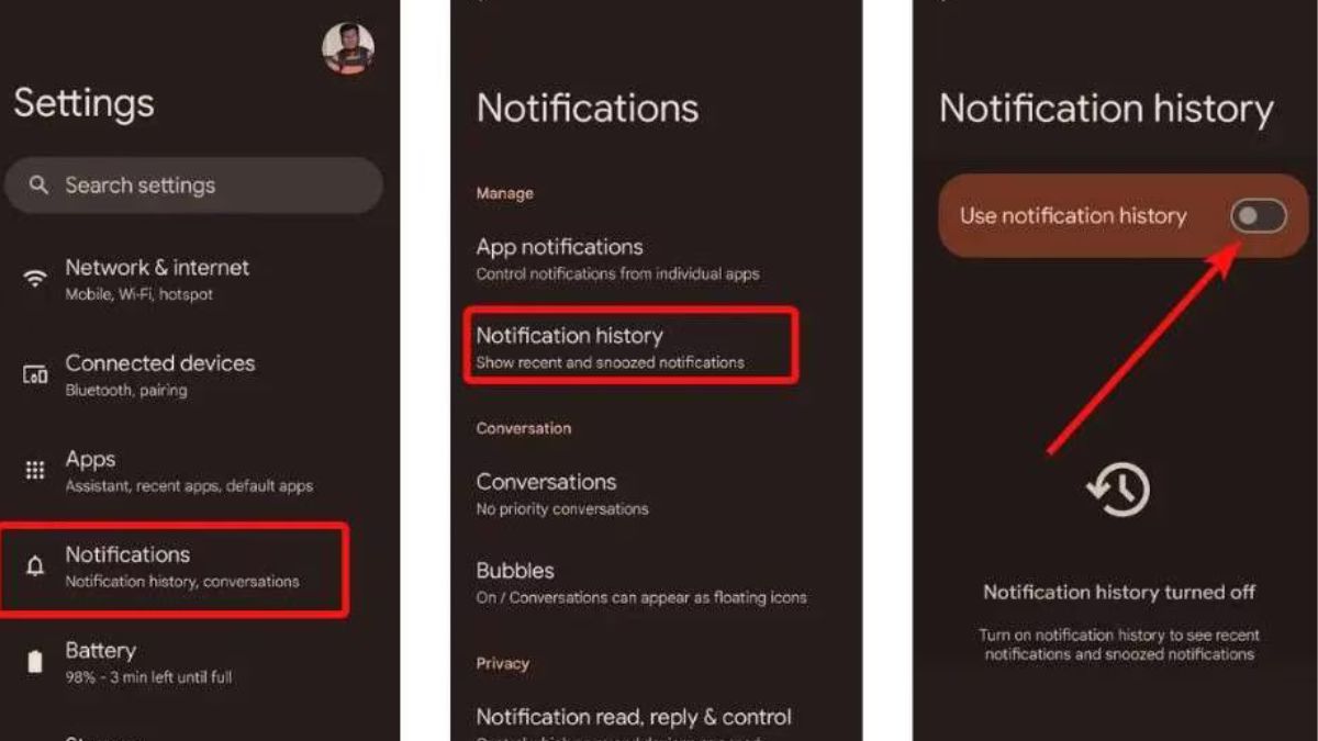 See Every Notification You Ever Missed