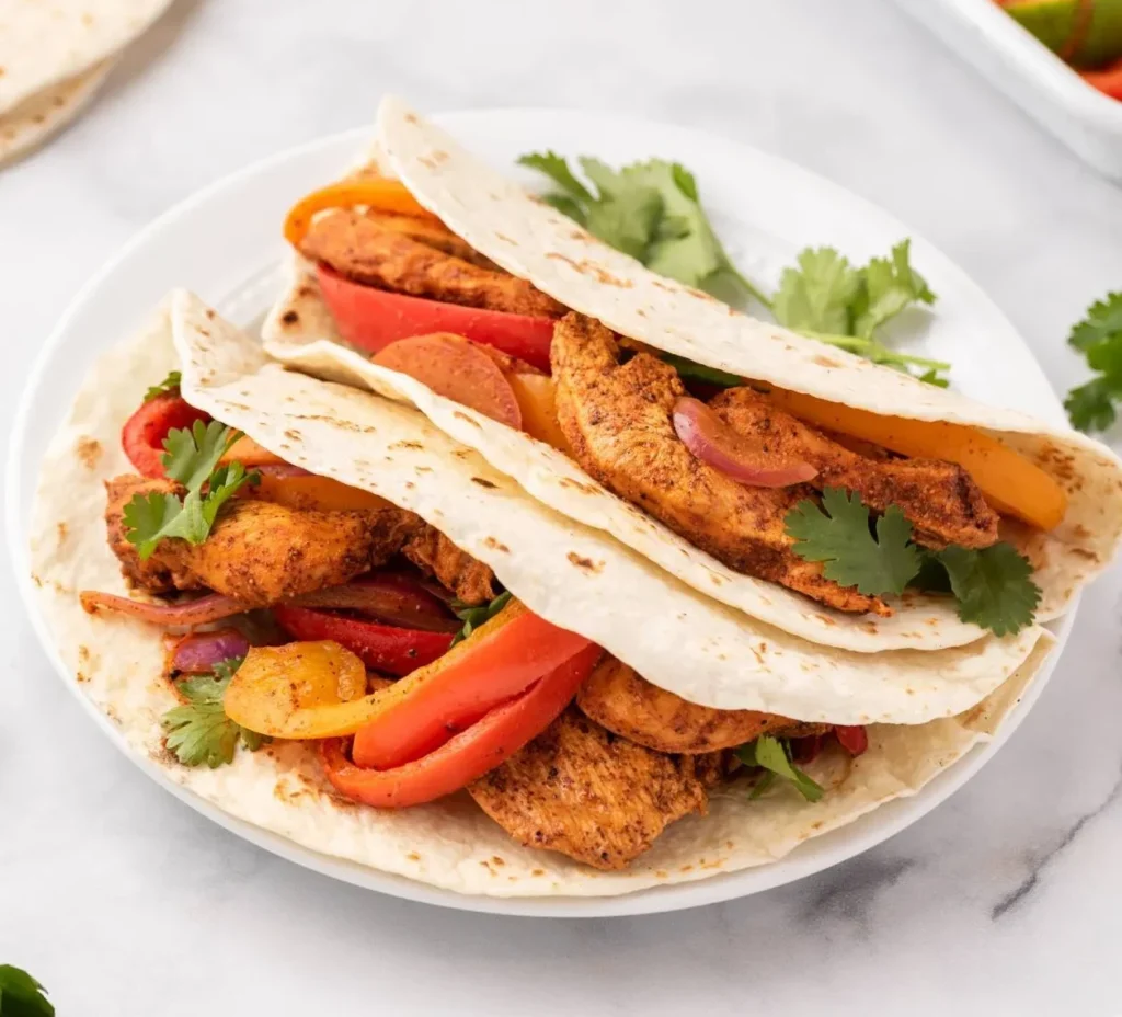 Sheet Pan Fajitas with Chicken and Peppers