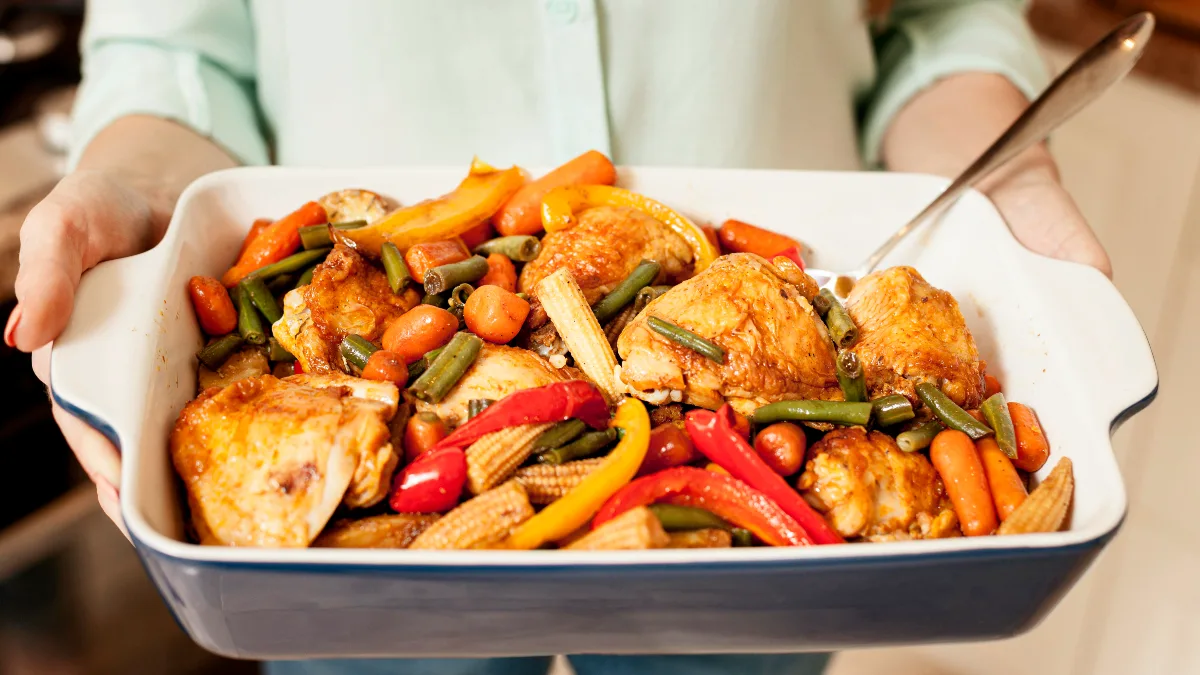 Sheet Pan Roasted Chicken and Veggies