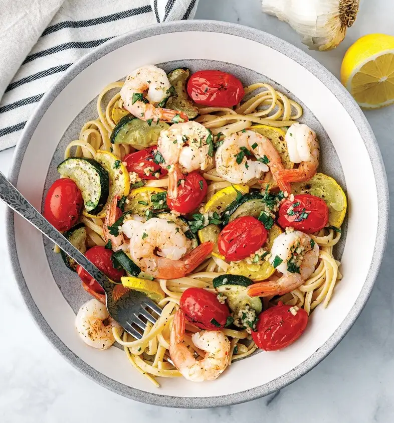 Shrimp Scampi with Zoodles