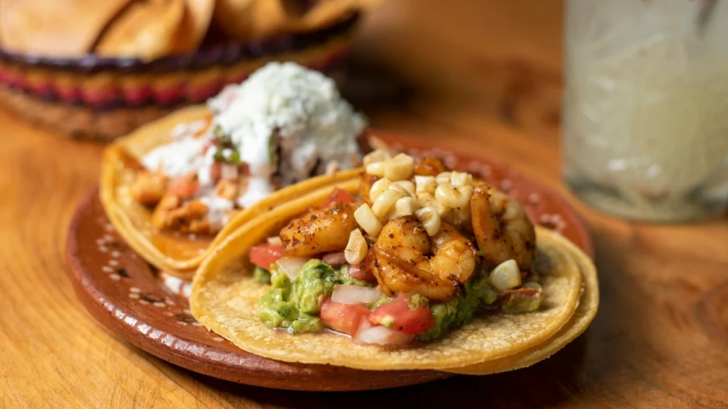 Shrimp Tacos with Chipotle Crema