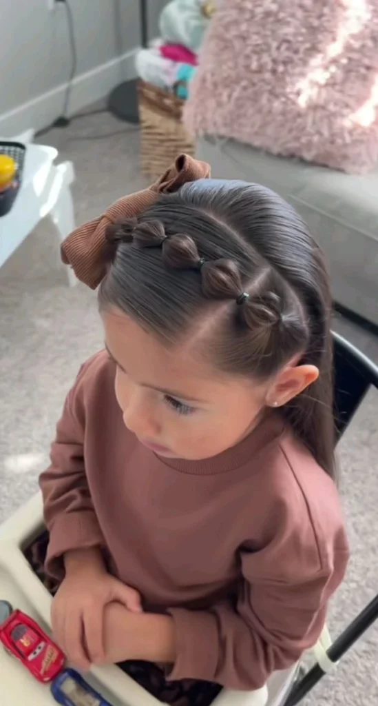 Side Cascade Ponytails