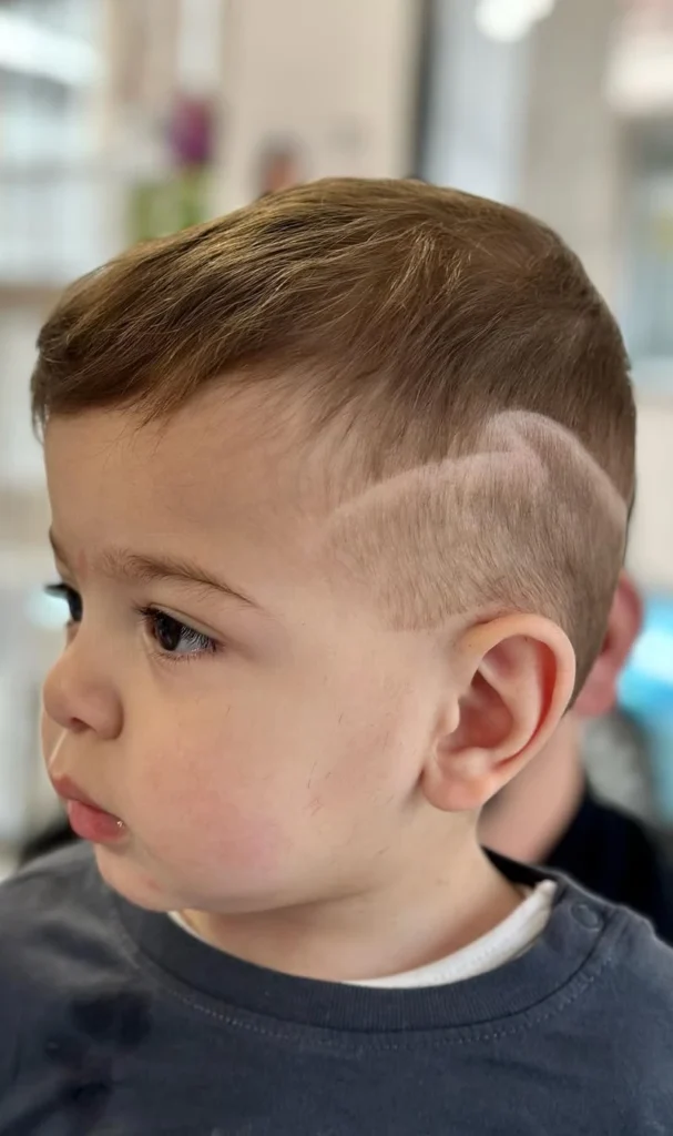 Side Design Fade Haircut