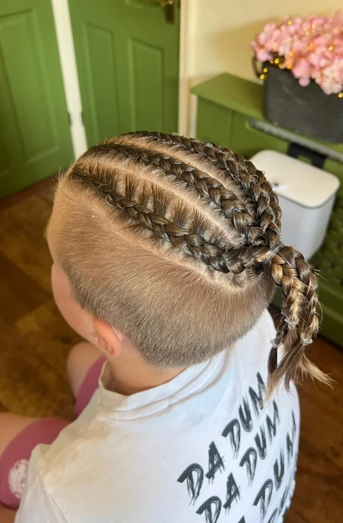 Side Dutch Braid with Undercut