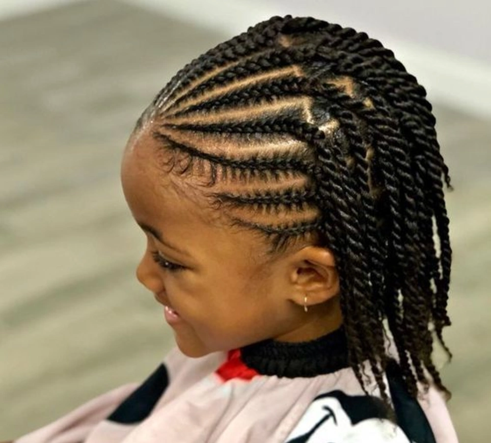 Side-Swept Twisted Pony