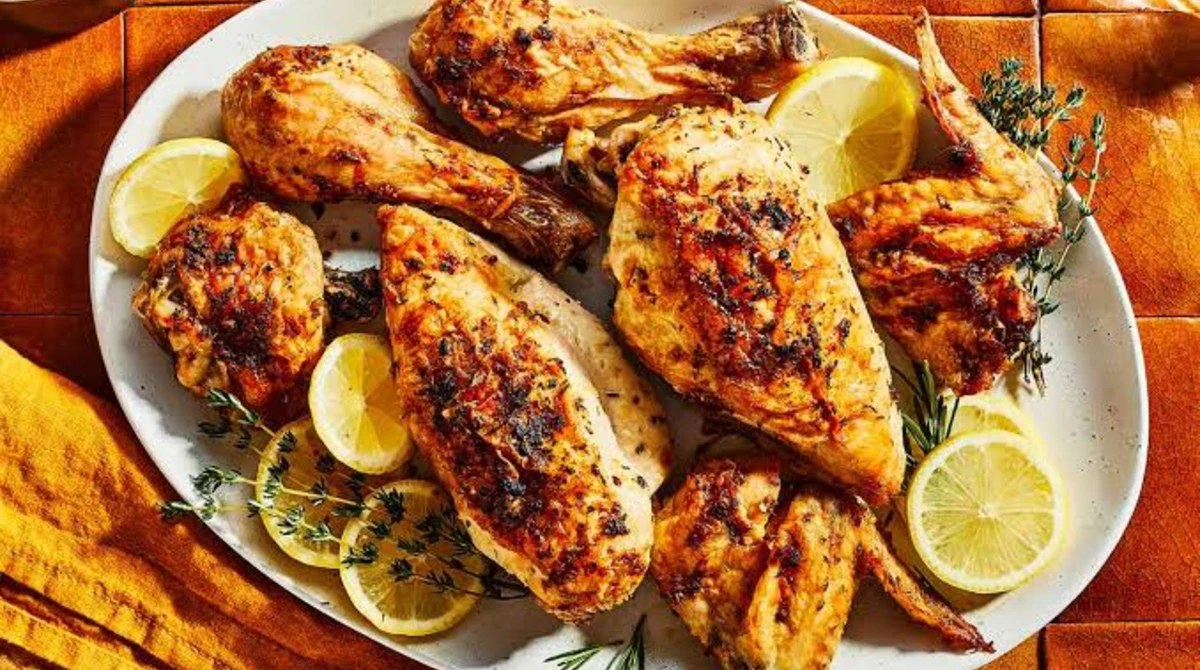 Simple Herb Roasted Chicken