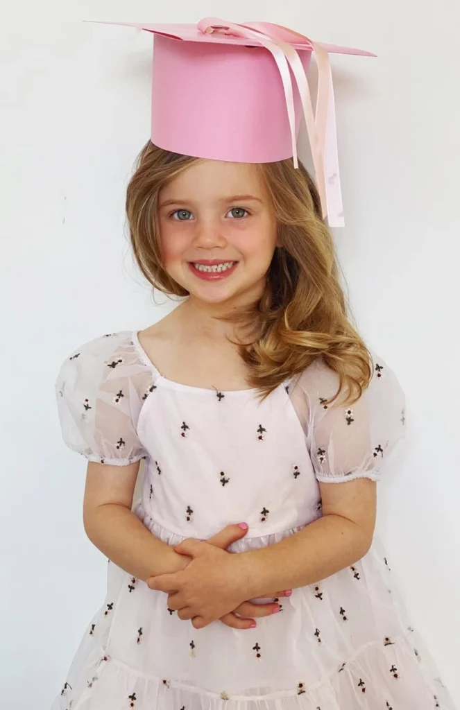 Simple Pink Graduation Cap