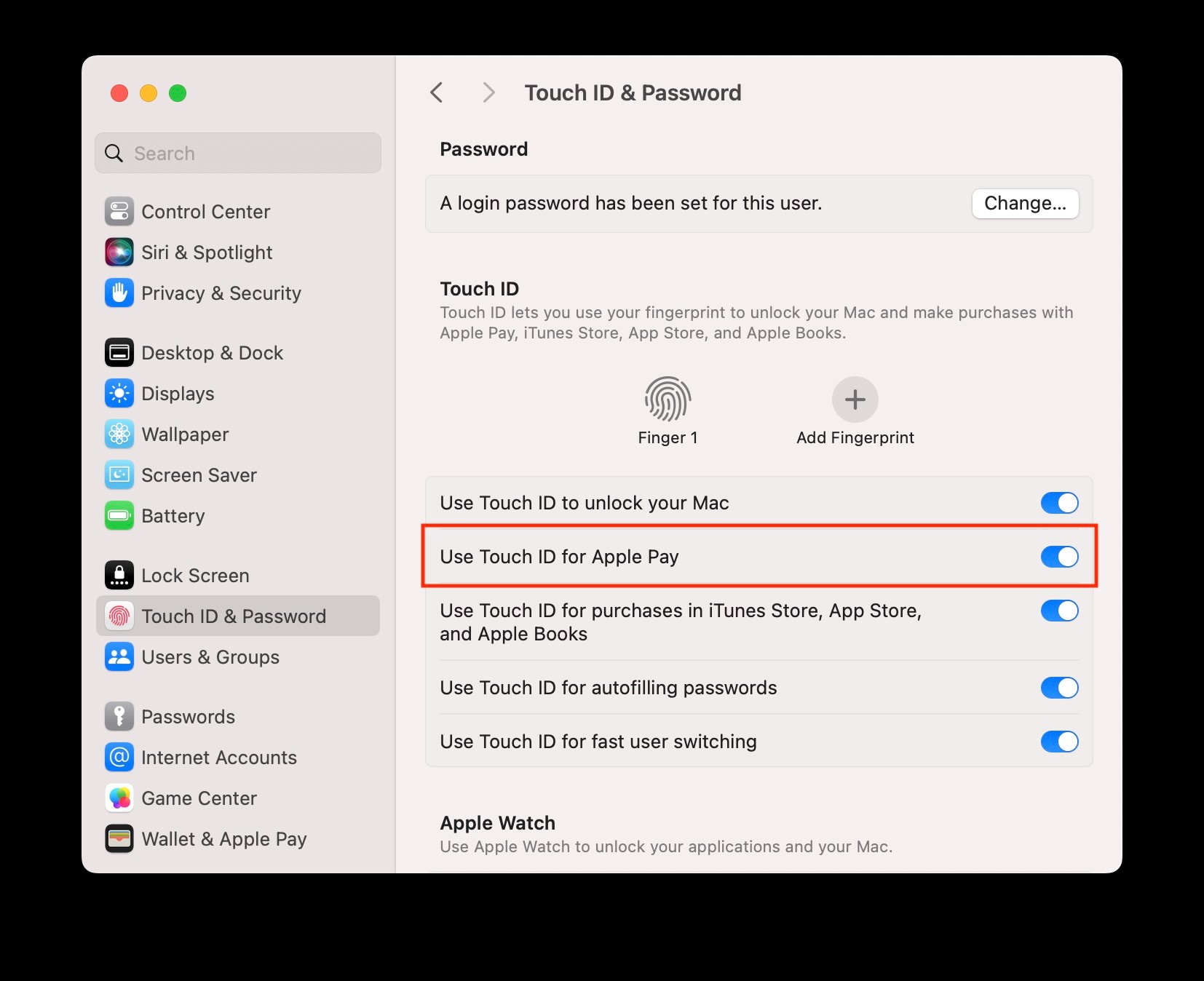 Skip Typing Your Mac Password