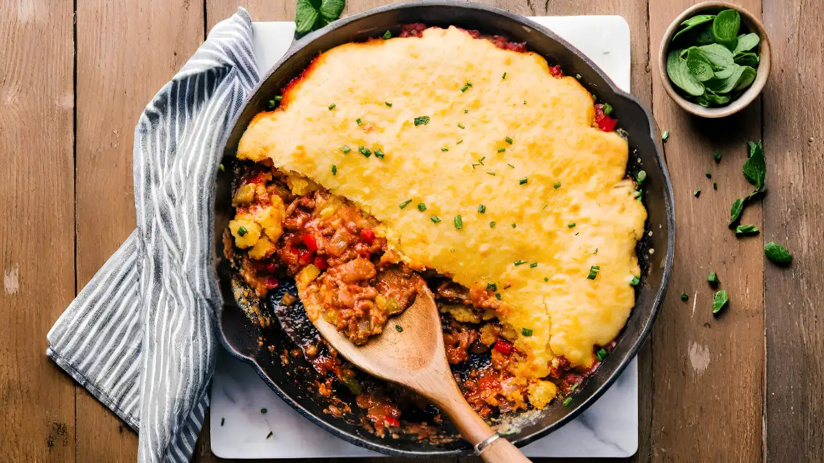 Sloppy Joe Cornbread Casserole