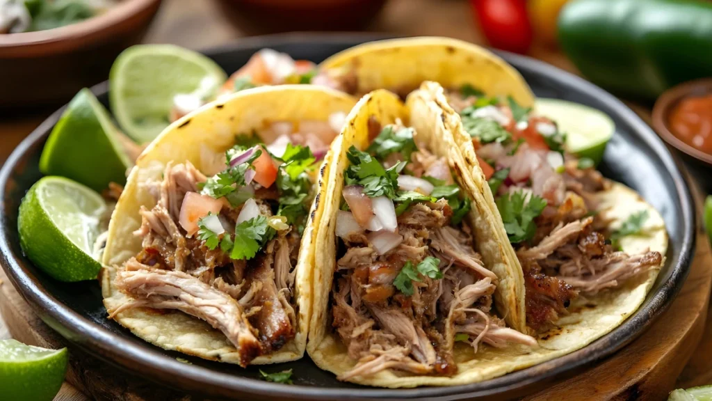 Slow-Cooked Pork Carnitas Tacos