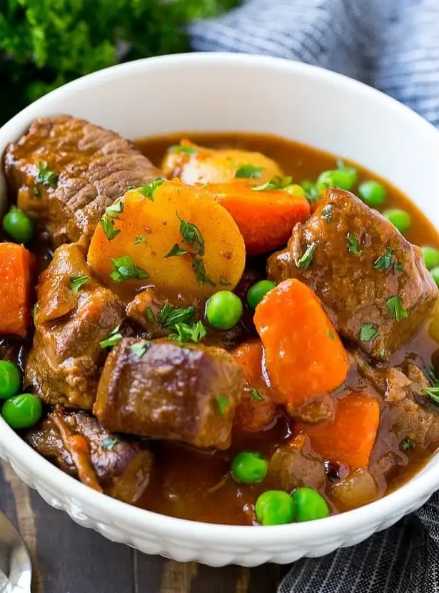 Slow Cooker Beef Stew with Root Vegetables