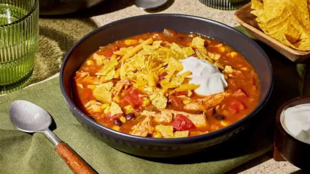 Slow Cooker Chicken Taco Soup