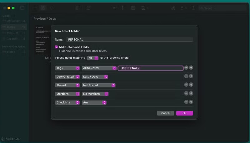 Smart Folders That Organize Notes Automatically