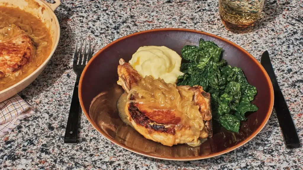 Smothered Pork Chops with Onion Gravy