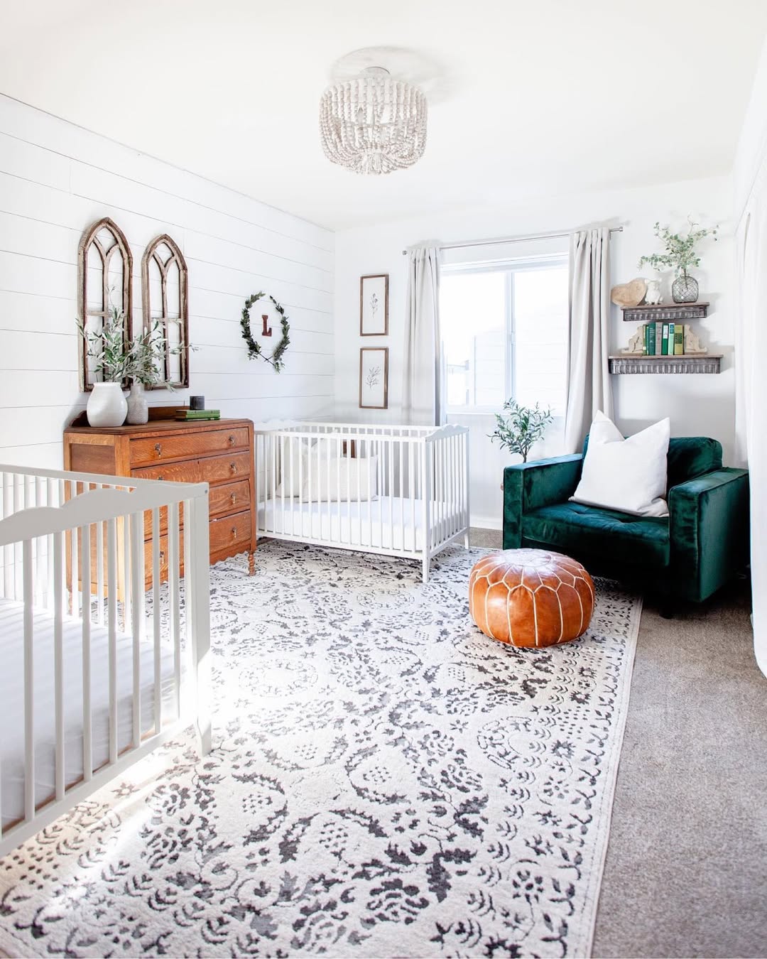 Farmhouse Nursery with Vintage Charm