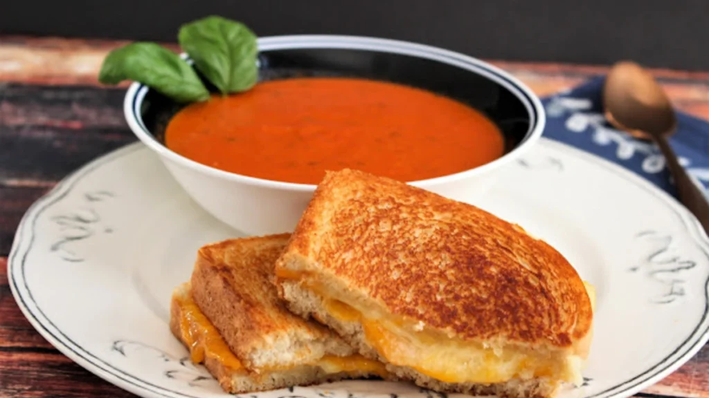 Soup and Bruschetta Toast