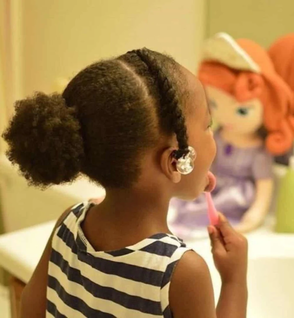 Sparkle Clip Side Puff