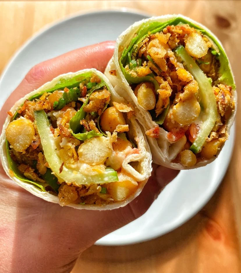 Spiced Chickpea Wrap