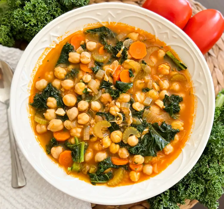 Spiced Chickpea and Kale Stew