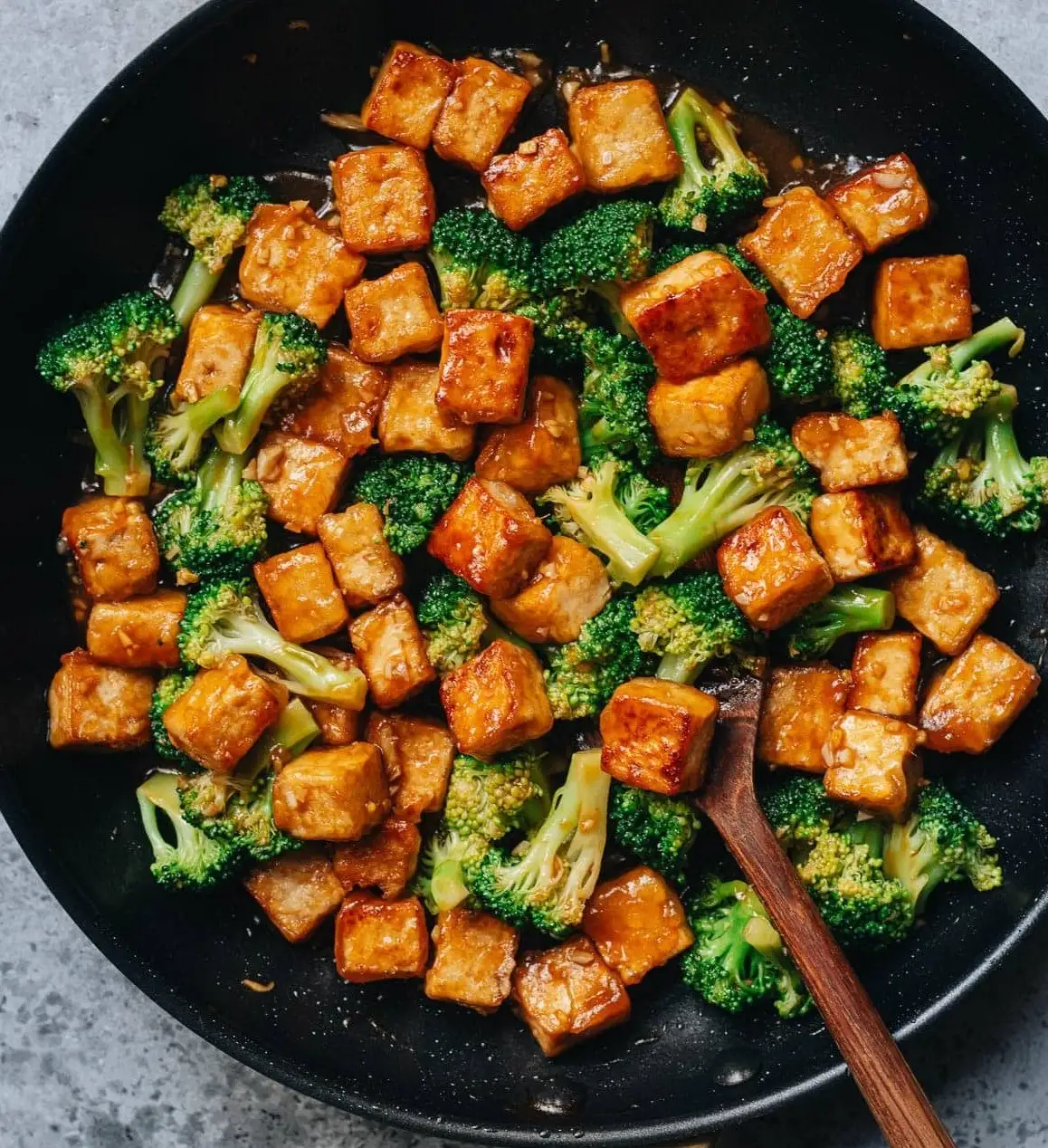 Spicy Tofu and Broccoli Stir Fry