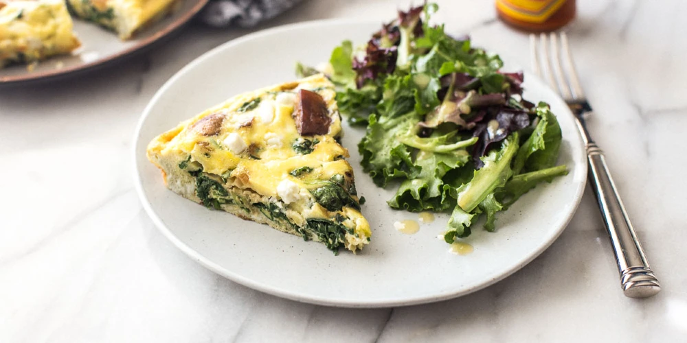 Spinach Mushroom Frittata
