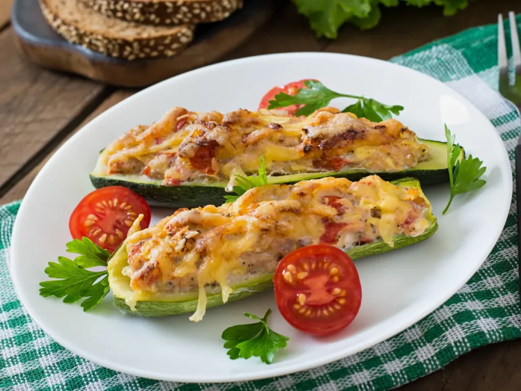 Spinach and Ricotta Stuffed Peppers
