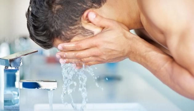 Splash Cool Water on Your Face