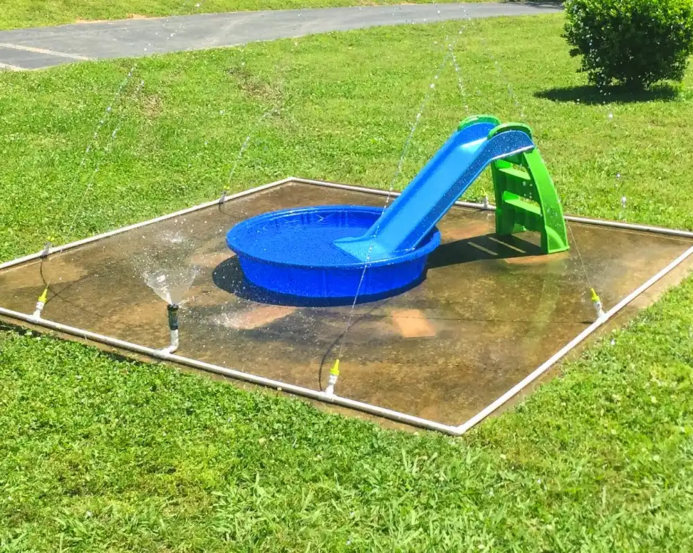 Splash Pad with Kiddie Pool