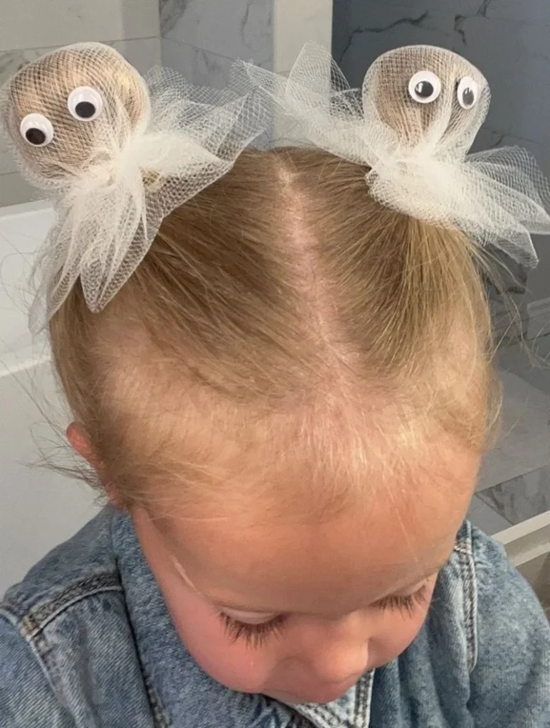 Spooky Cute Ghost Pigtails