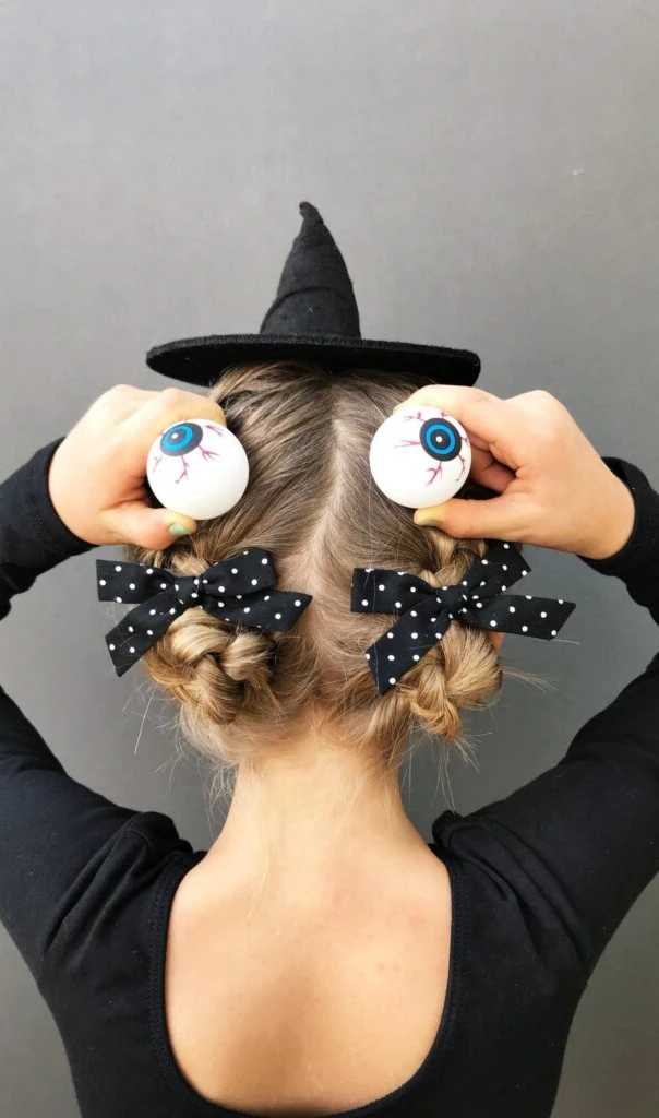 Spooky Witch Pigtails