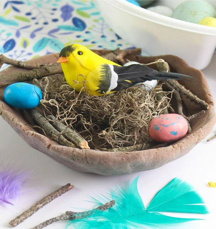 Spring Bird Nest Sensory Play