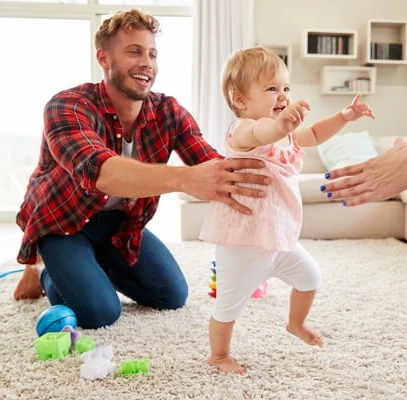 Standing Practice with Dad