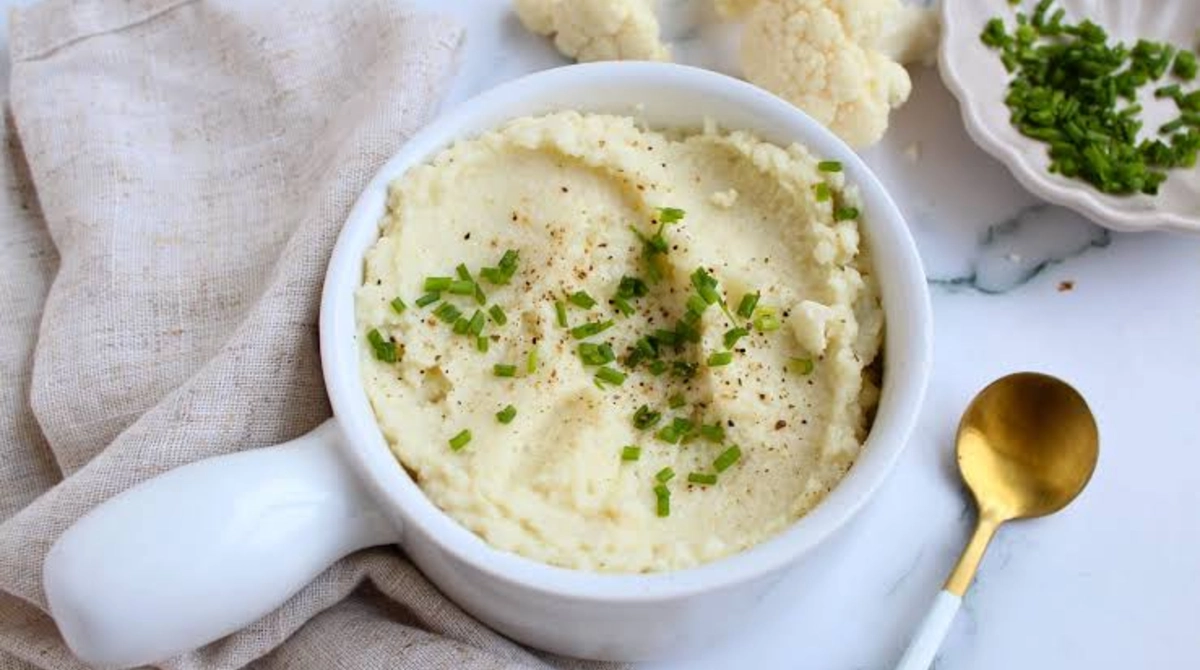 Steamed Cauliflower Mash