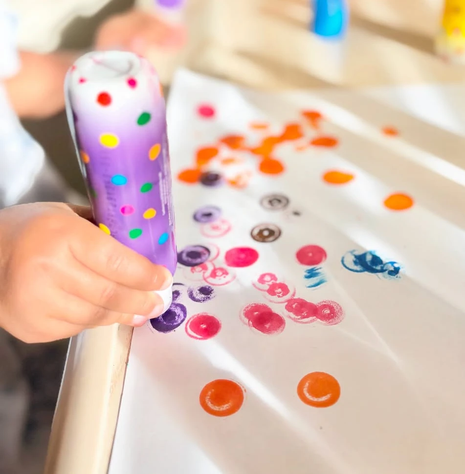 Sticker Dot Art Creation