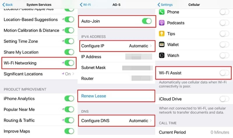 Stop "Wi-Fi Assist" From Burning Power
