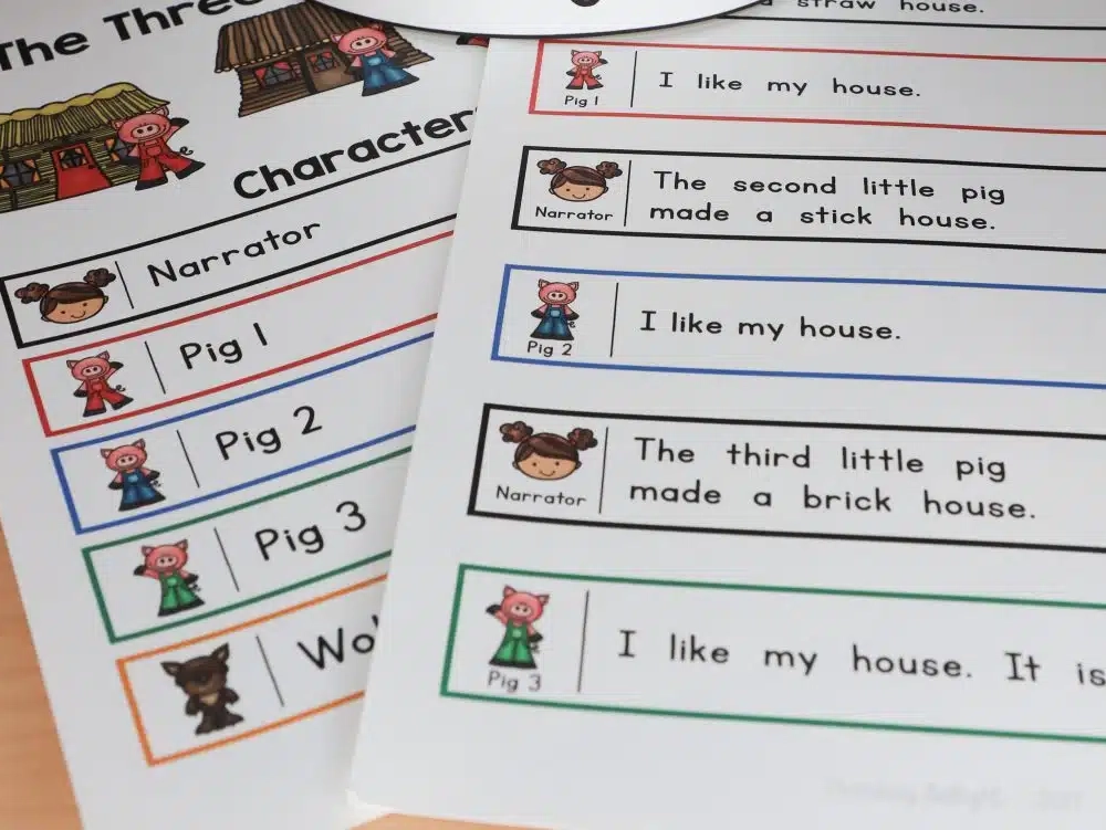 Story Sequencing with Character Cards