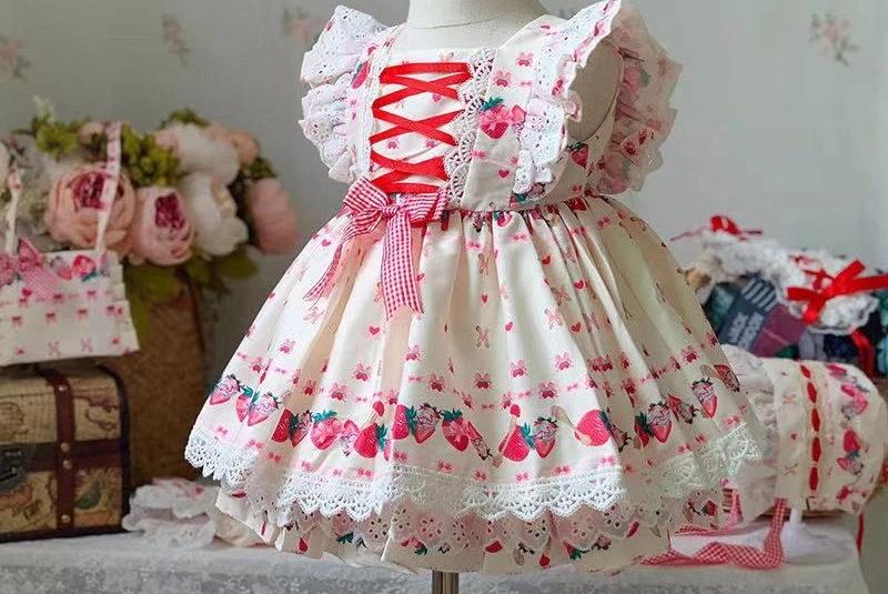 Strawberry Lace Darling Dress