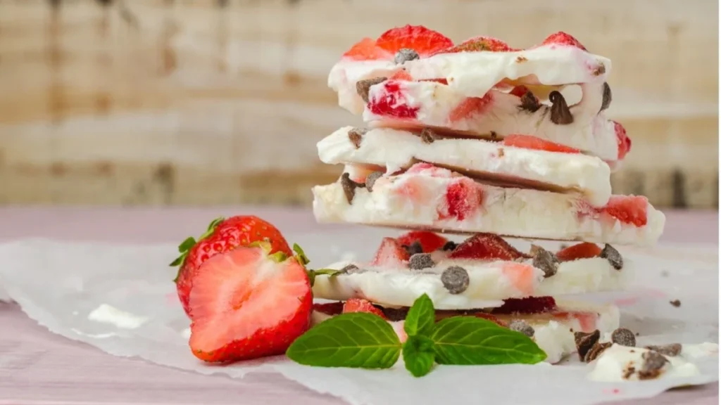 Strawberry Yogurt Bark