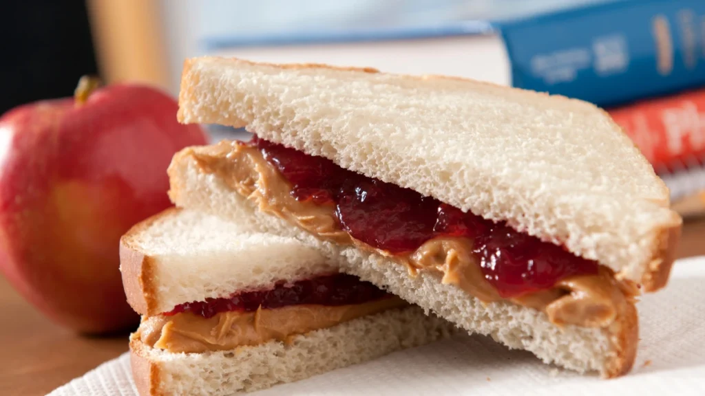 Sunbutter and Jelly Sandwich Cutouts