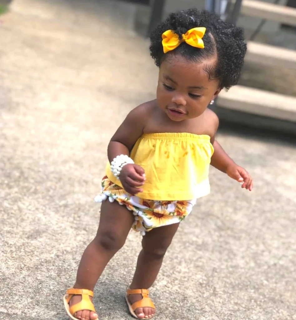 Sunflower Puff Bow Bliss