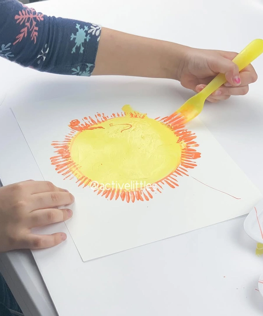 Sunshine Art in Progress