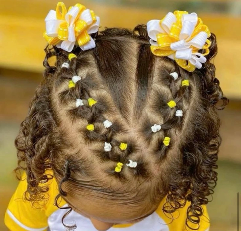 Sunshine Curly Grid Masterpiece