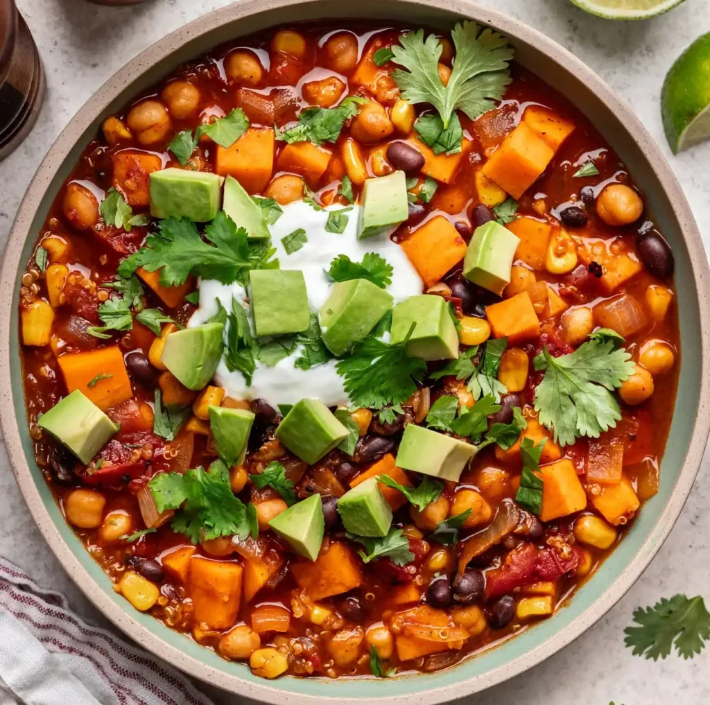 Sweet Potato and Black Bean Chili
