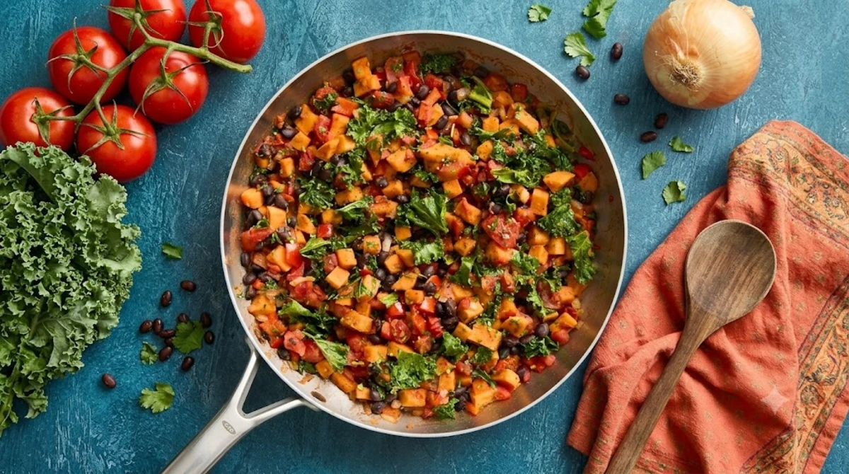 Sweet Potato and Black Bean Skillet